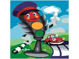 Tablou pe numere 30x30 cm "Semafor Vesel"