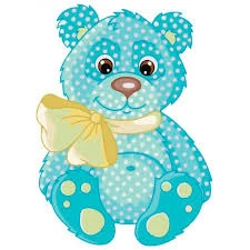 Tablou pe numere 30x30 cm "Ursulet de Plus"