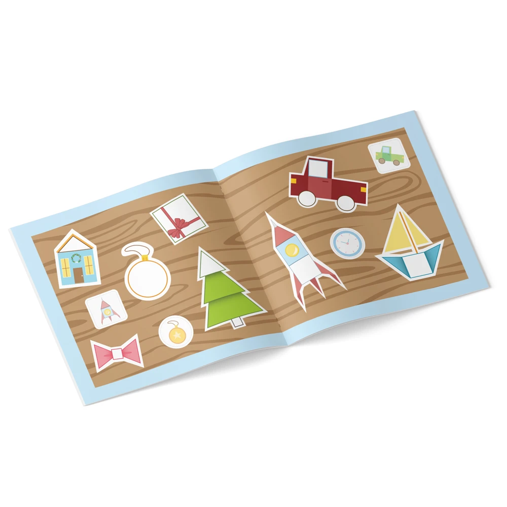 Lipește autocolante. În lumea formelor