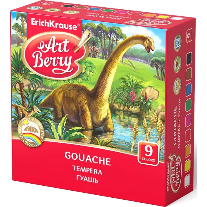 Guașă ArtBerry® cu protectie UV 9 culori