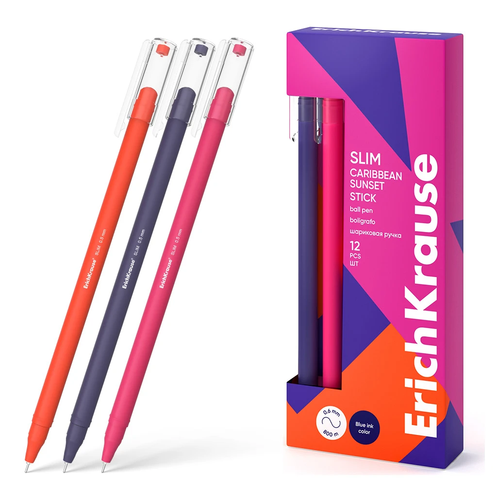 Pix pe ulei ErichKrause Slim Stick Caribbean Sunset 0.7, albastru