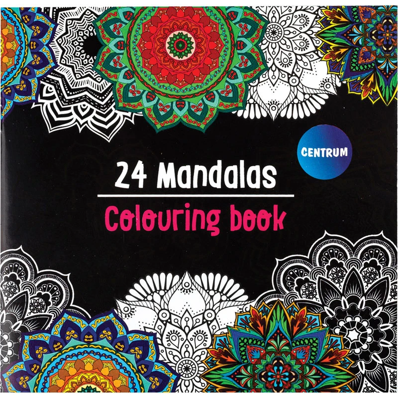 CARTE COLORAT-ANTISTRES "24 Mandalas"
