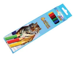 Creioane colorate 6 cul.ZOO
