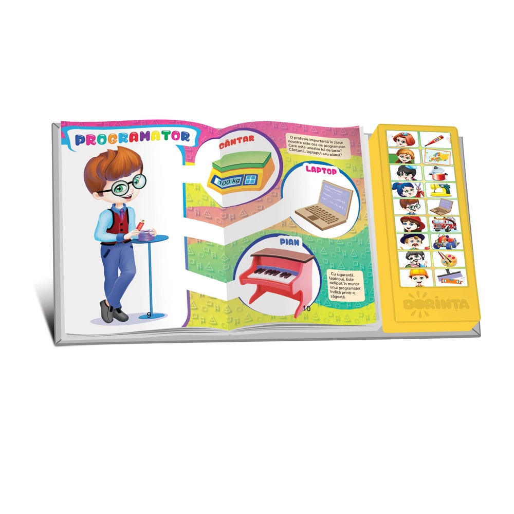 Carte cu sunete. Cine ce profesie are