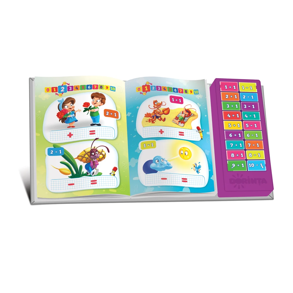 Carte cu sunete. Primele calcule