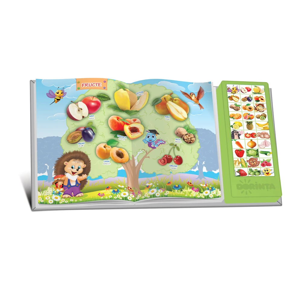 Carte cu sunete. Super Fructe, Legume, Fructe de pădure...