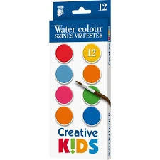 Acuarelă 12 cul.Creative Kids
