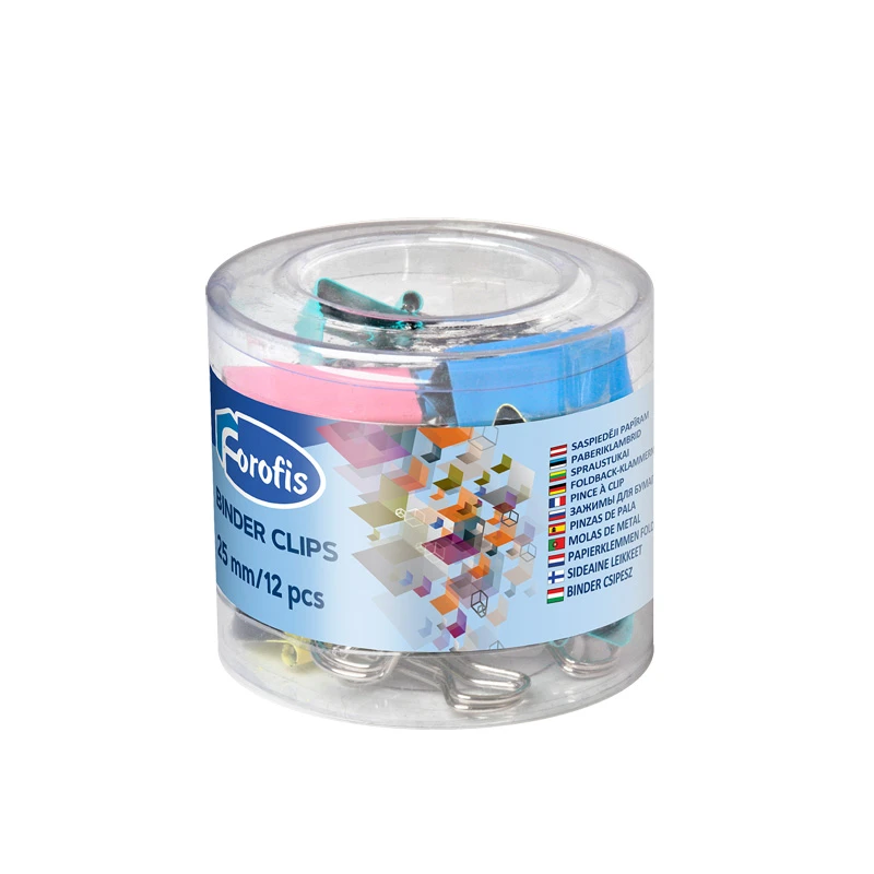 Clame pentru dosare colorate 25mm