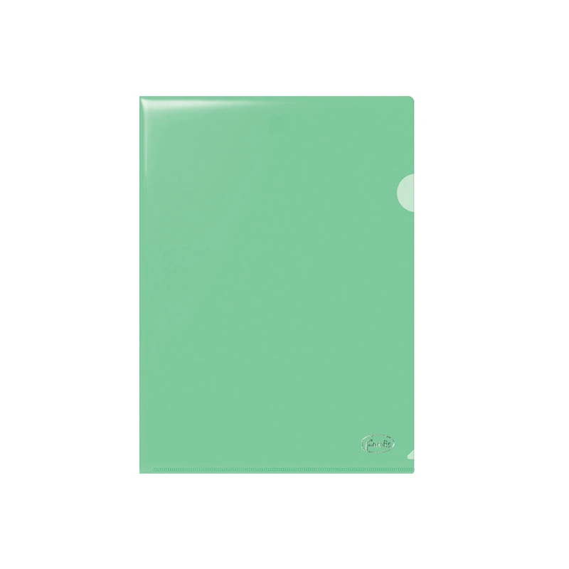 Dosar Plastic A4 Premium verde transparent