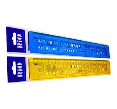 Rigla cu trafaret litere 30cm
