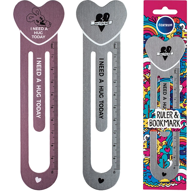 Riglă - semn de carte 10см