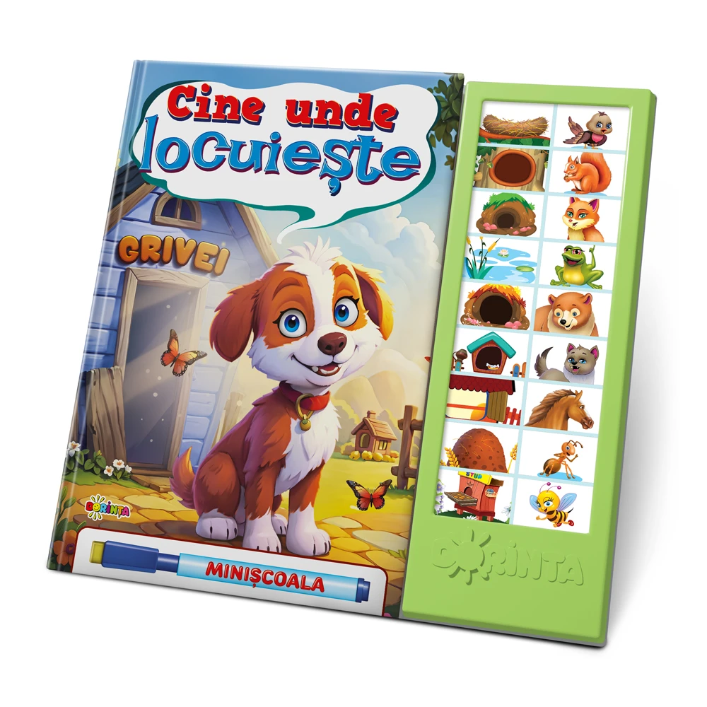 Carte cu sunete. Cine unde locuiește