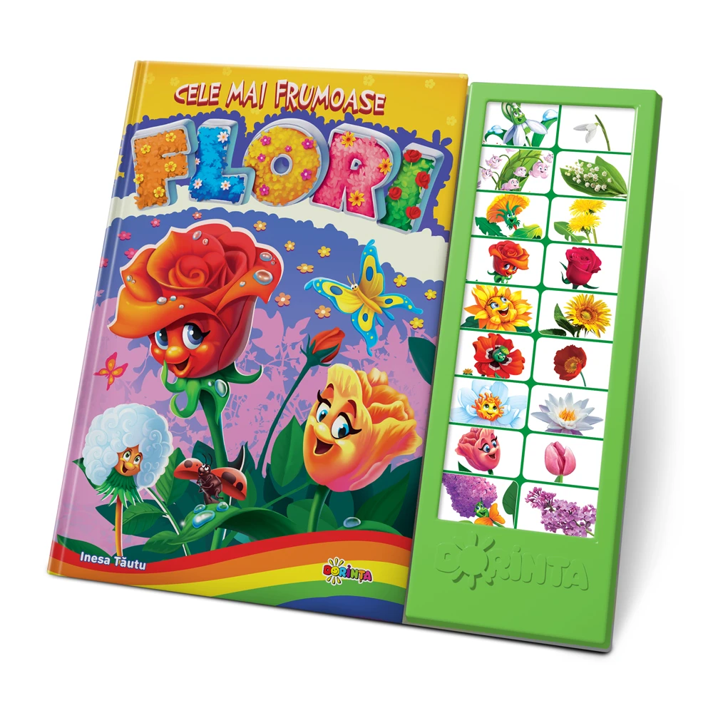 Carte cu sunete. Cele mai frumoase flori
