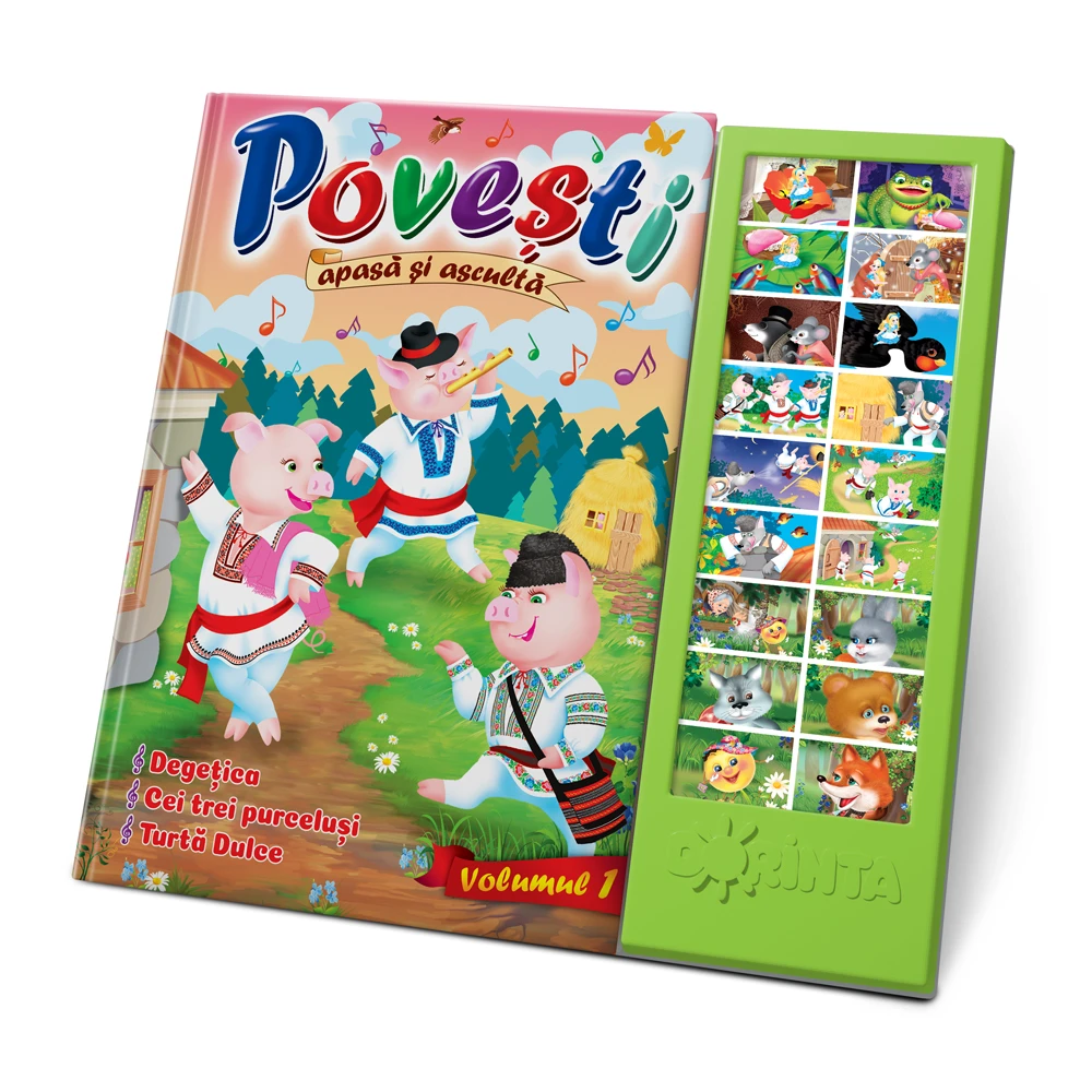 Carte cu sunete. Povești volumul 1