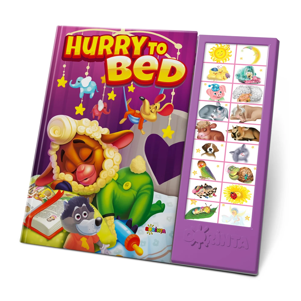 Hurry to bed. Sound book