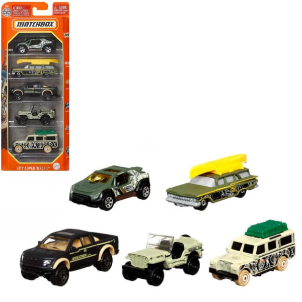 Set 5 masini de baza Matchbox (Hot Wheels)
