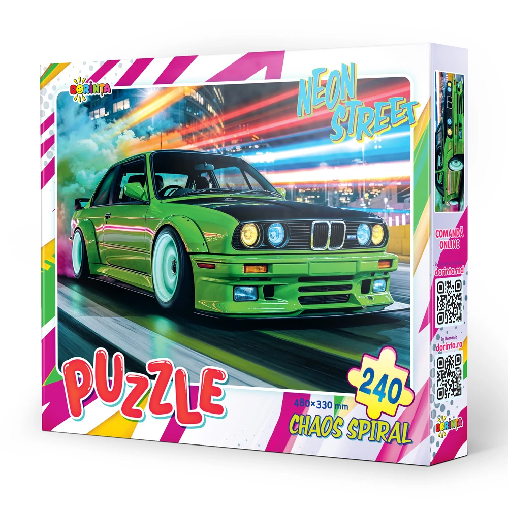 Puzzle 240ps. Neon Street. Chaos spiral