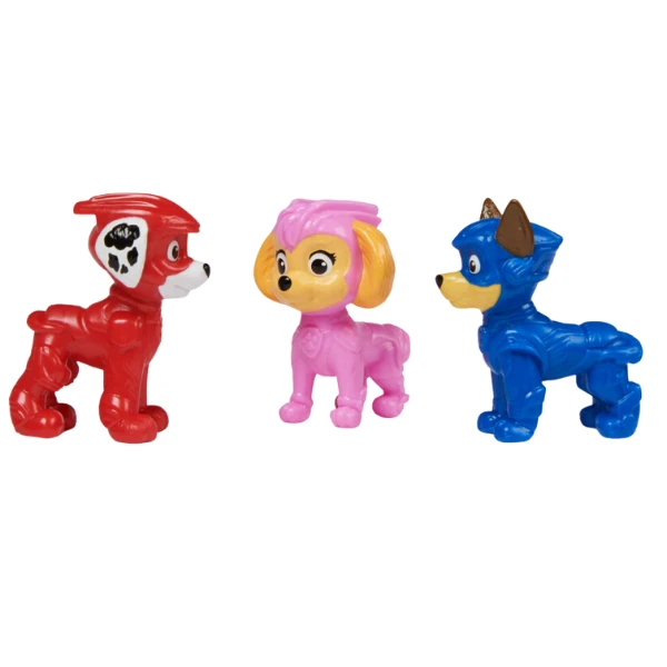 Set de 3 mini-figurine: Skye, Chase și Marshall, seria «Patrula Cățelușilor»