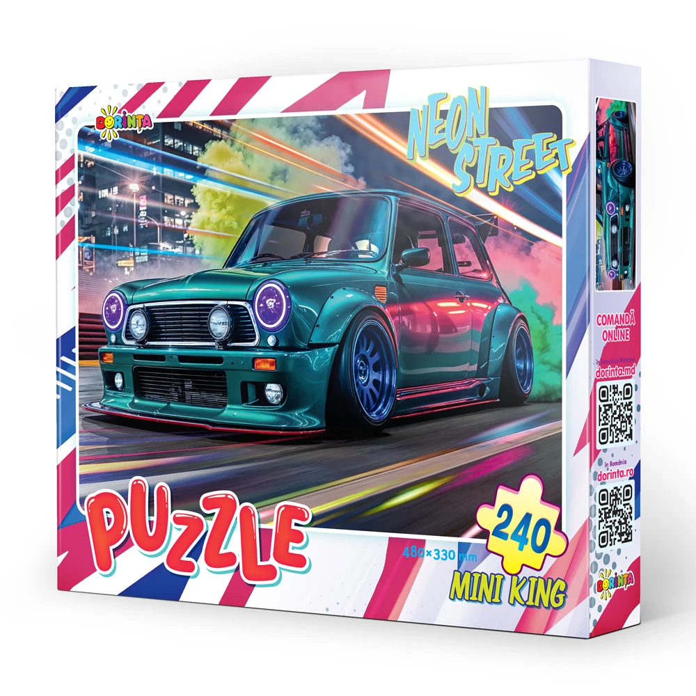 Puzzle 240ps. Neon Street. Mini King