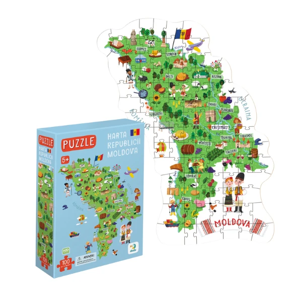 Puzzle “Harta Moldovei"