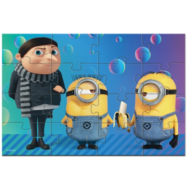 Puzzle magnetic «Copilaria lui Gru», seria Minions, 16 elem.