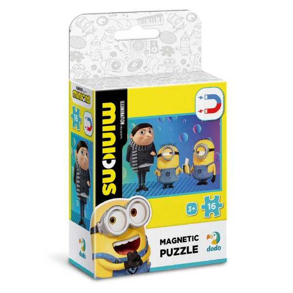 Puzzle magnetic «Copilaria lui Gru», seria Minions, 16 elem.