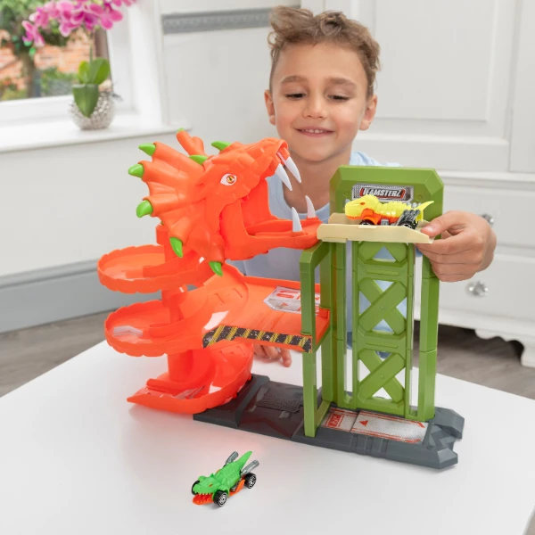 Set de joacă: «Cuibul șarpelui» cu 2 mașinuțe, Teamsterz