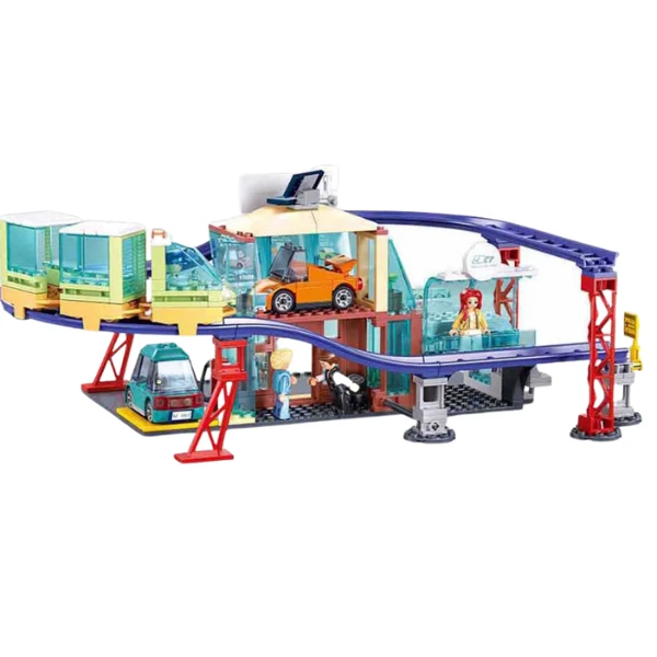 Set de construcție «Vehicul nou cu energie», 379 de elem.