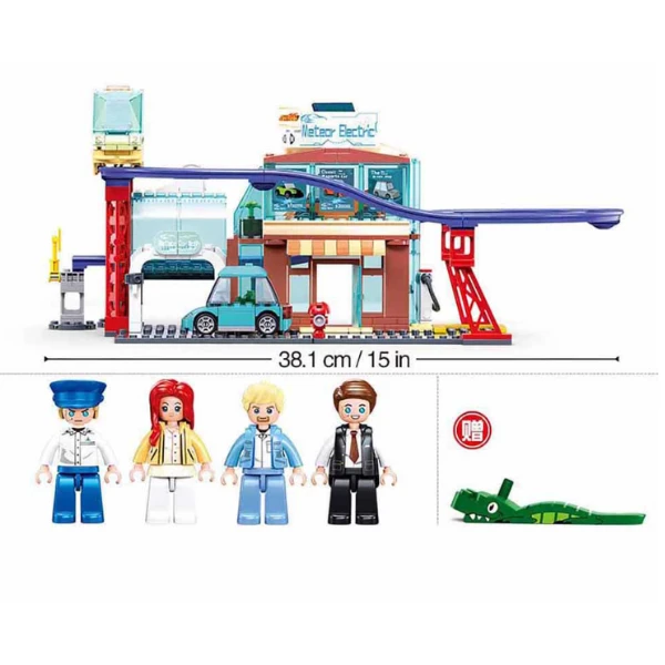 Set de construcție «Vehicul nou cu energie», 379 de elem.