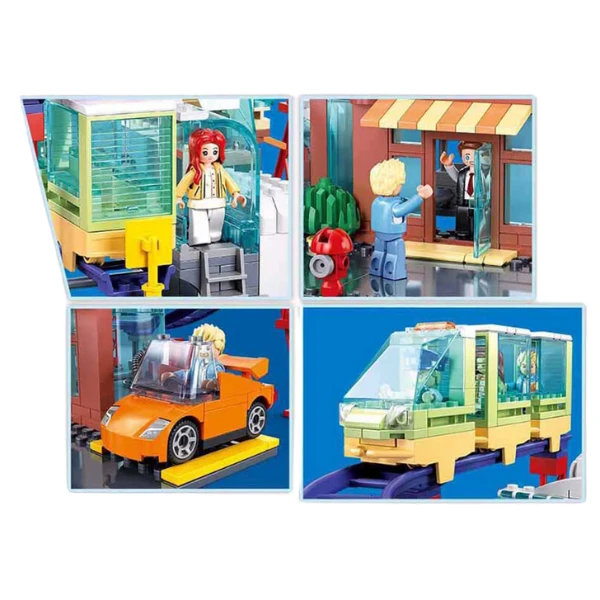 Set de construcție «Vehicul nou cu energie», 379 de elem.