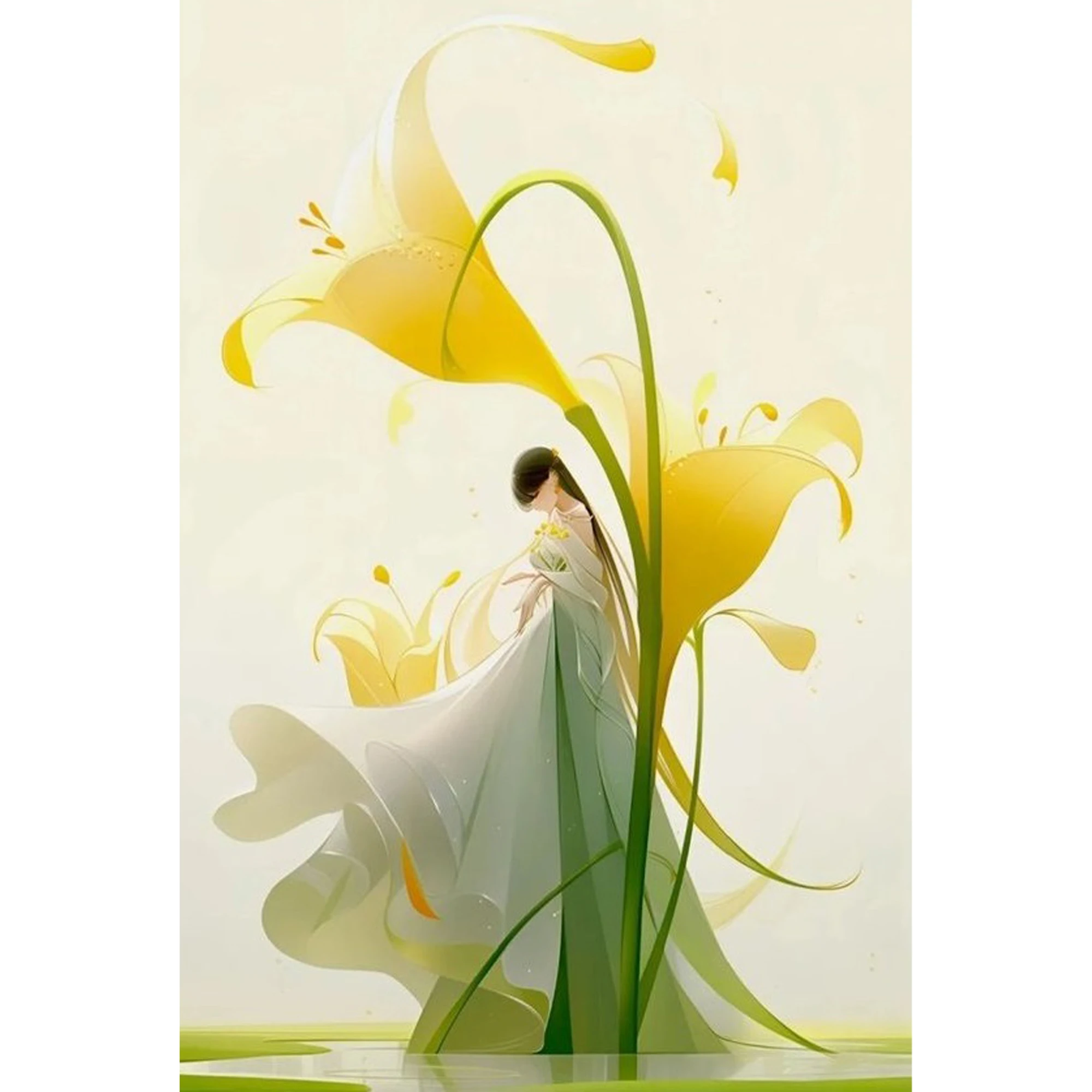 Mozaica cu Diamante 30x40 cm "Dans cu natura"