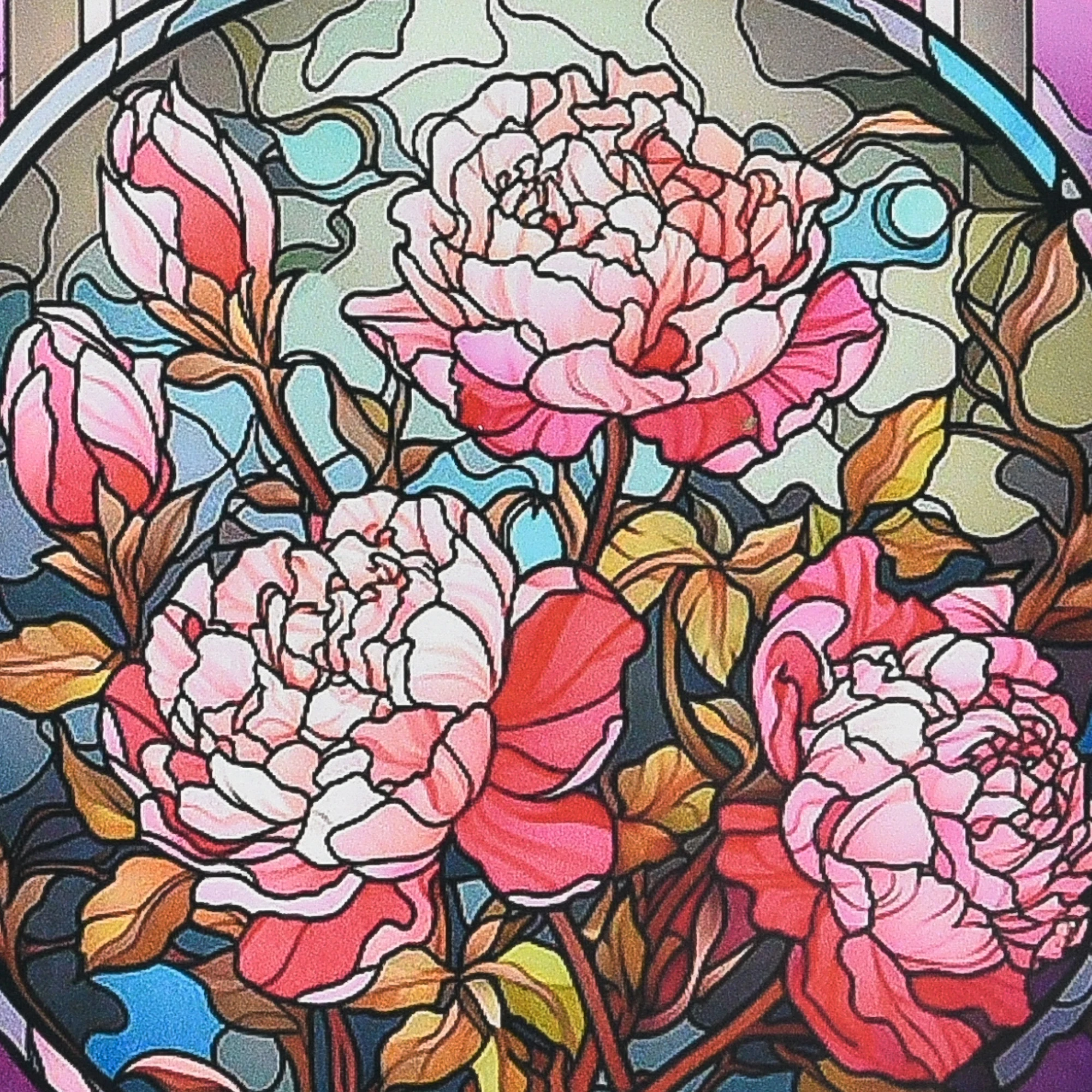 Mozaica cu Diamante 30x30 cm "Razele trandafirilor"