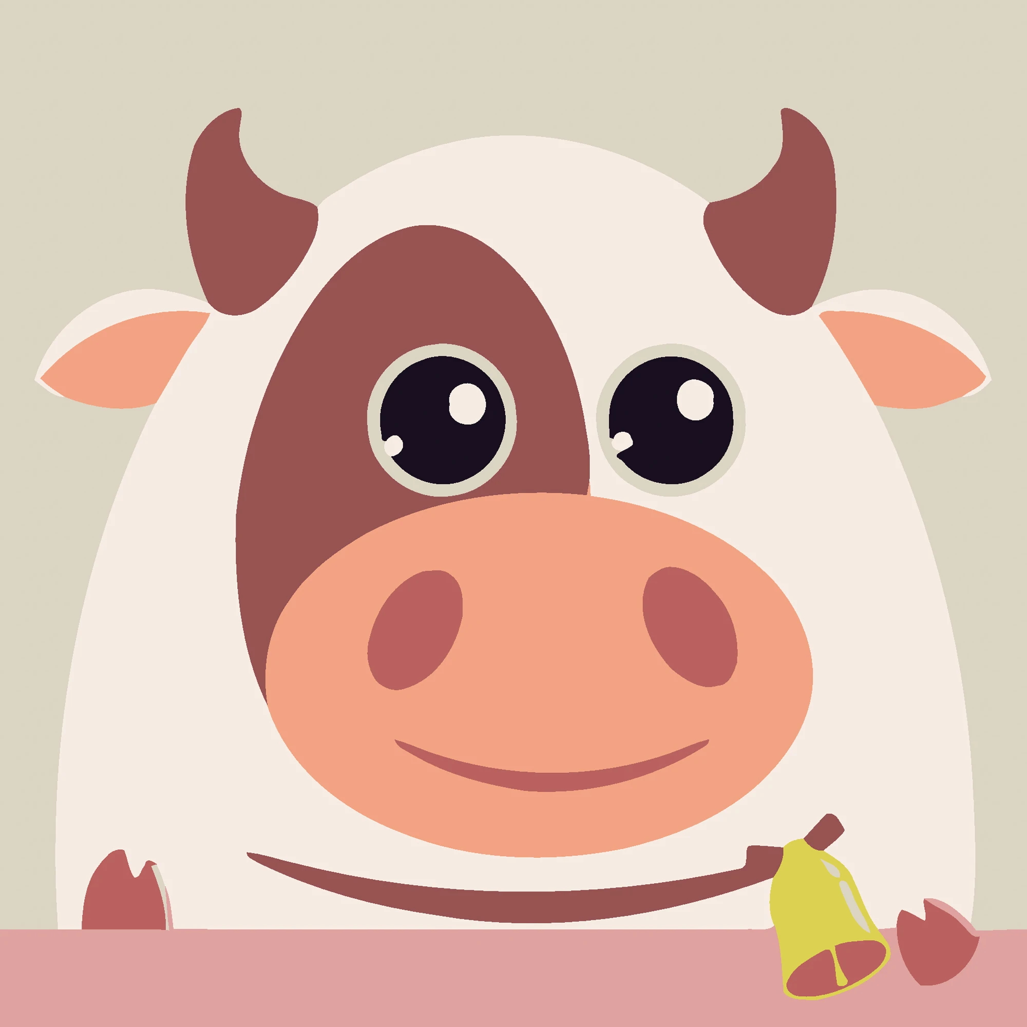 Tablou pe numere 20x20 cm "Păstorița"