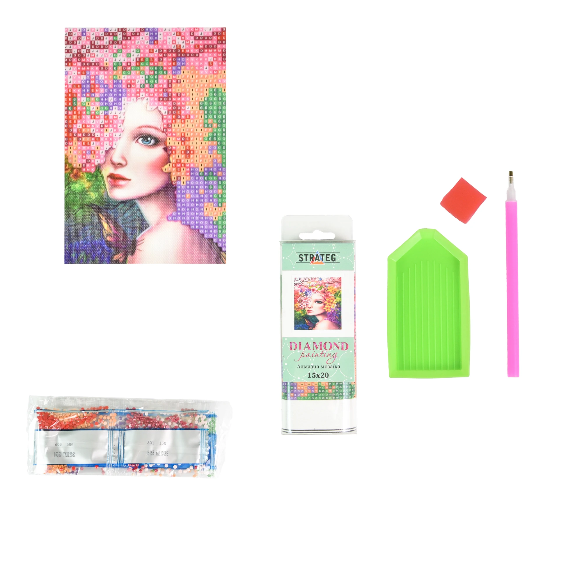 Mozaica cu Diamante 10x15 cm "Frumusețea în flori"