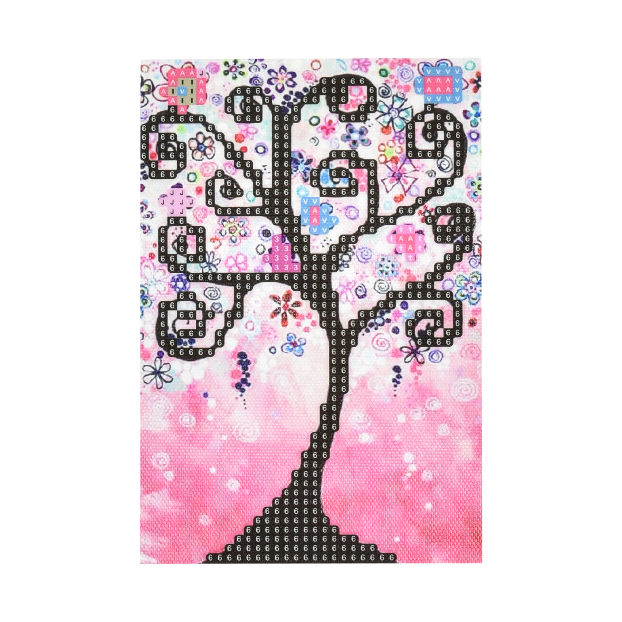 Mozaica cu Diamante 10x15 cm "Copacul abstract"