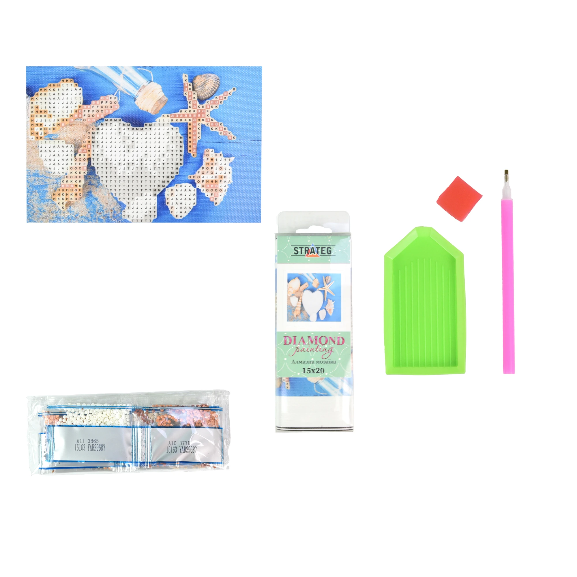 Mozaica cu Diamante 10x15 cm "Comori subacvatice paradisiace"