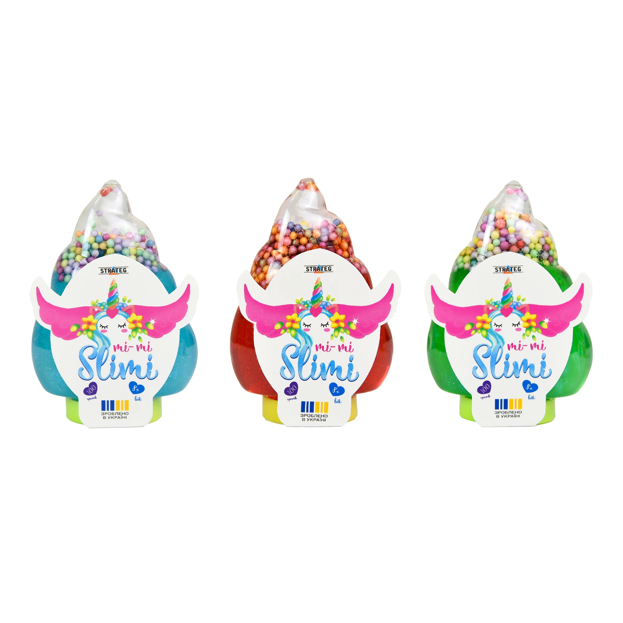 Slime set Mi-mi Unicorn 100 gr.div.cul.(9)