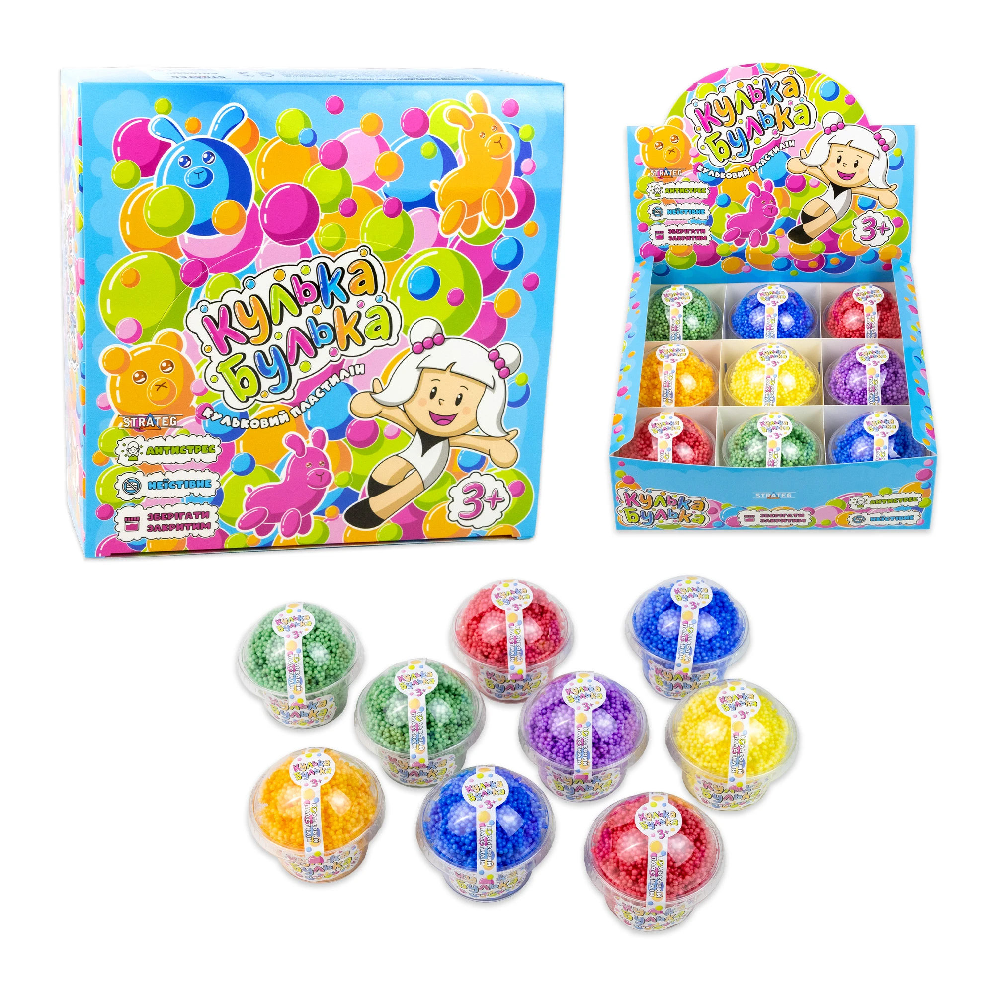 Plastilina Biluțe Кулька Булька 10 gr.