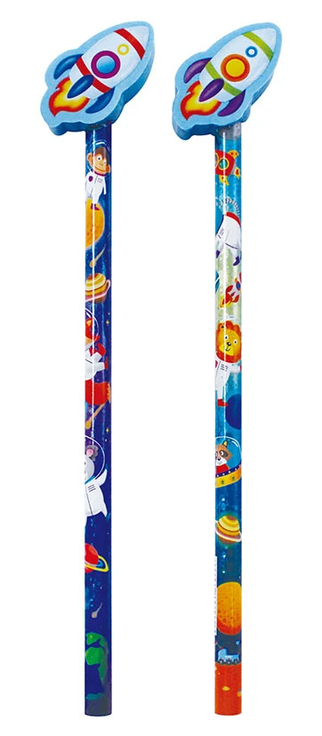 Creion Simplu cu radiera (Animale)