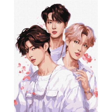 Tablouri pe numere Ideyka "Trupul muzicii" 30x40cm