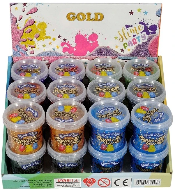 Slime cu sclipici div.culori 145gr.