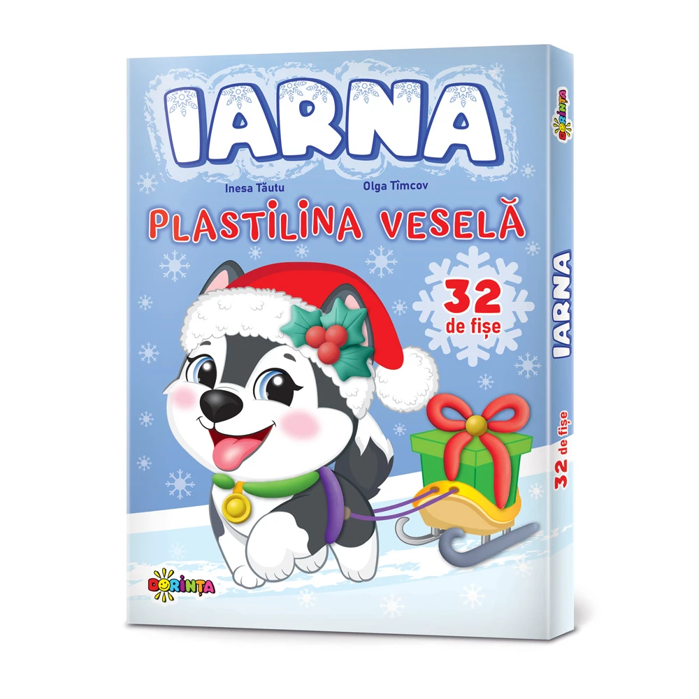 Plastilina vesela. Iarna (32 fise)