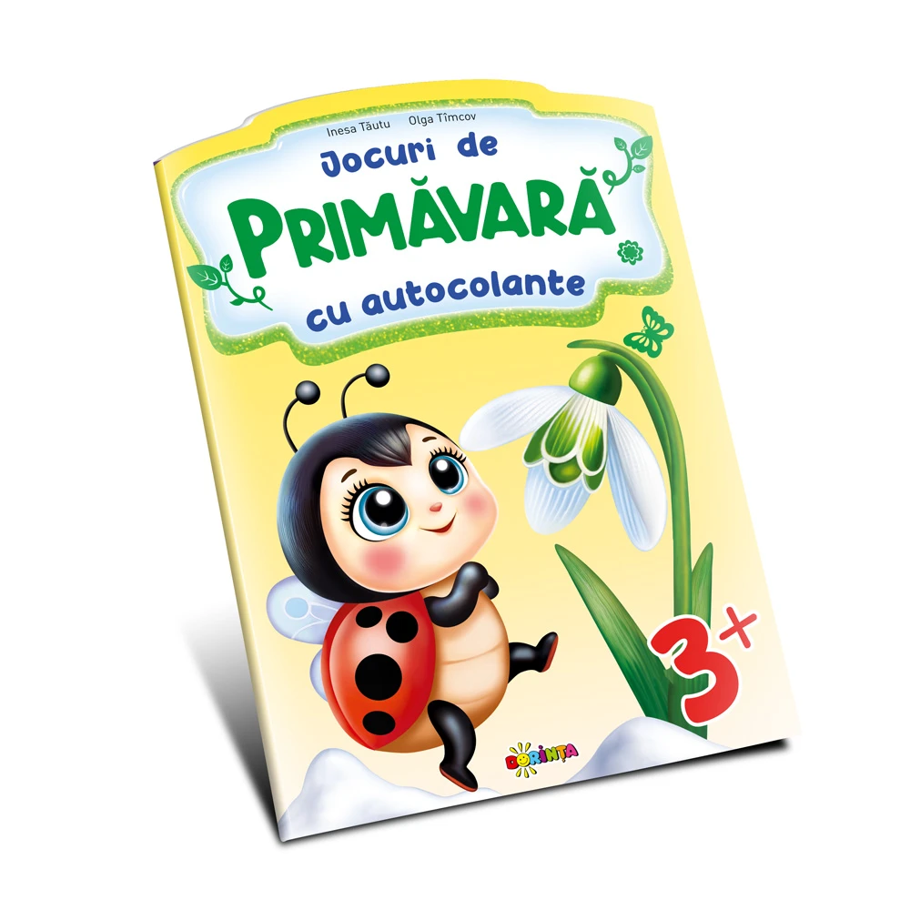 Jocuri de primavara, cu autocolante (3+)