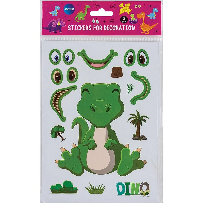 Abtibilduri decorative DINO set 3 buc.210x150mm