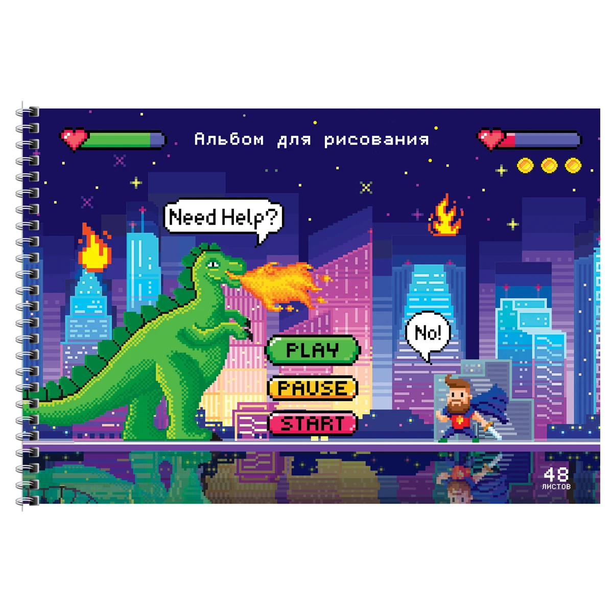 Album pentru desen 48 foi A4 spira ArtSpace