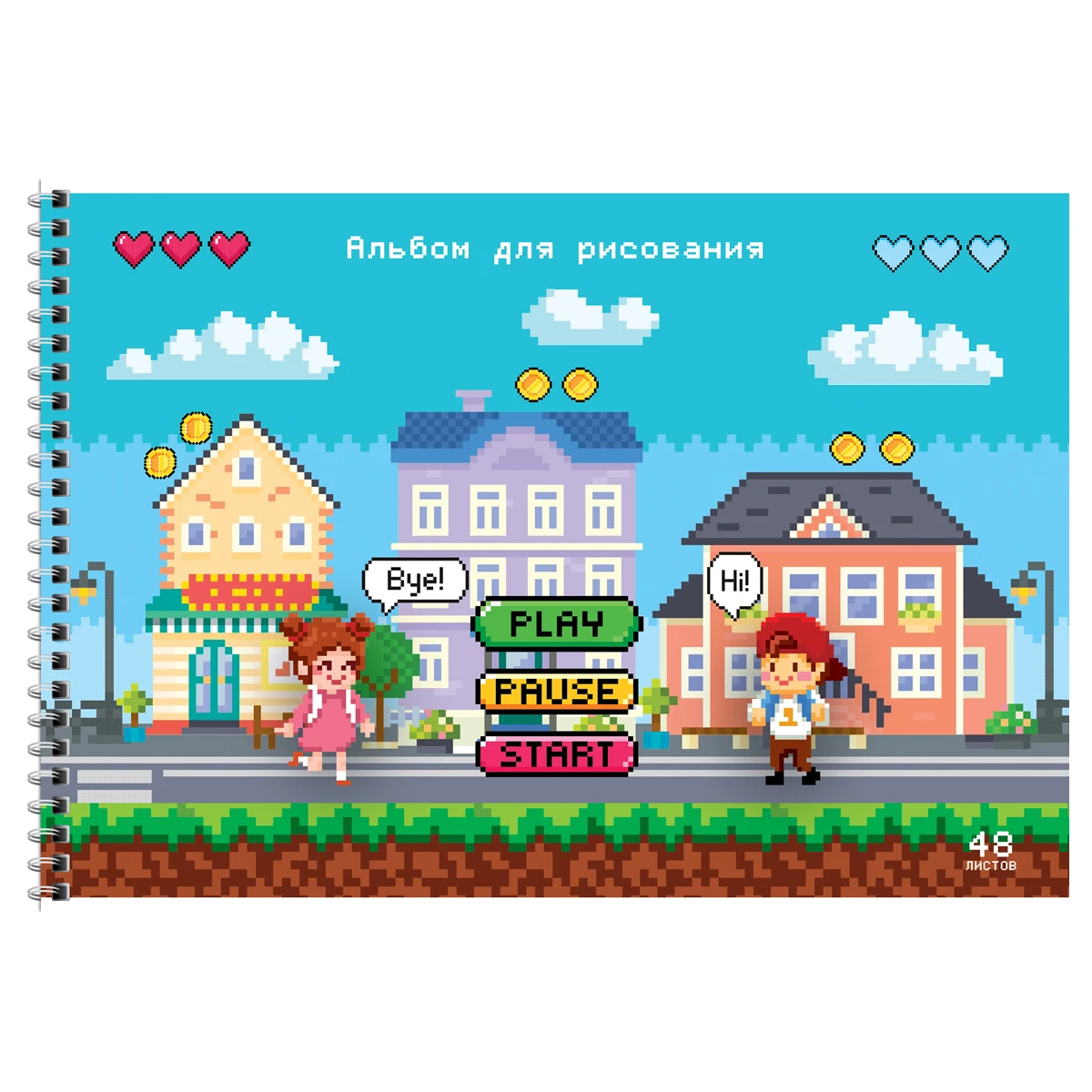 Album pentru desen 48 foi A4 spira ArtSpace