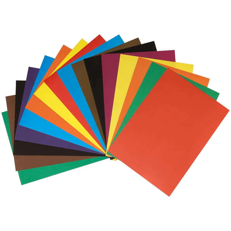 Carton color 8foi / 8cul. necretat+ Hartie color 8foi / 8cul. de ziar, A4 set in mapa, ArtSpace