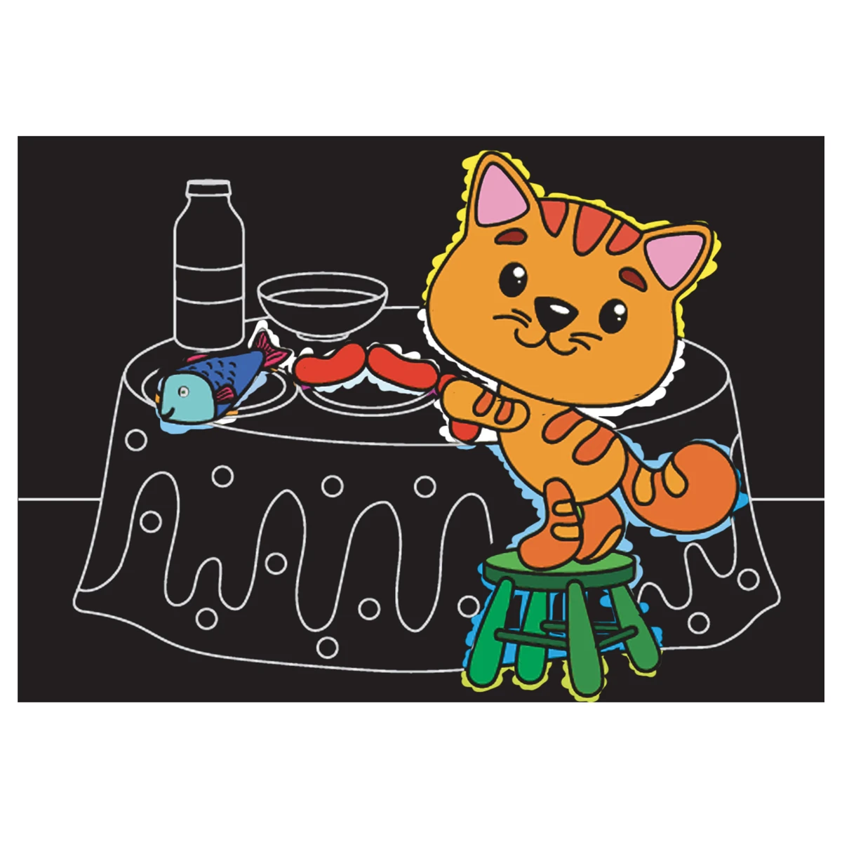 Gravura "Animale domestice", 2 buc. A5 , MULTI PULTI