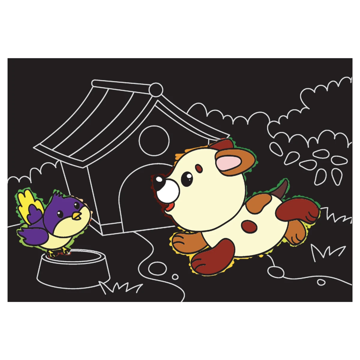 Gravura "Animale domestice", 2 buc. A5 , MULTI PULTI