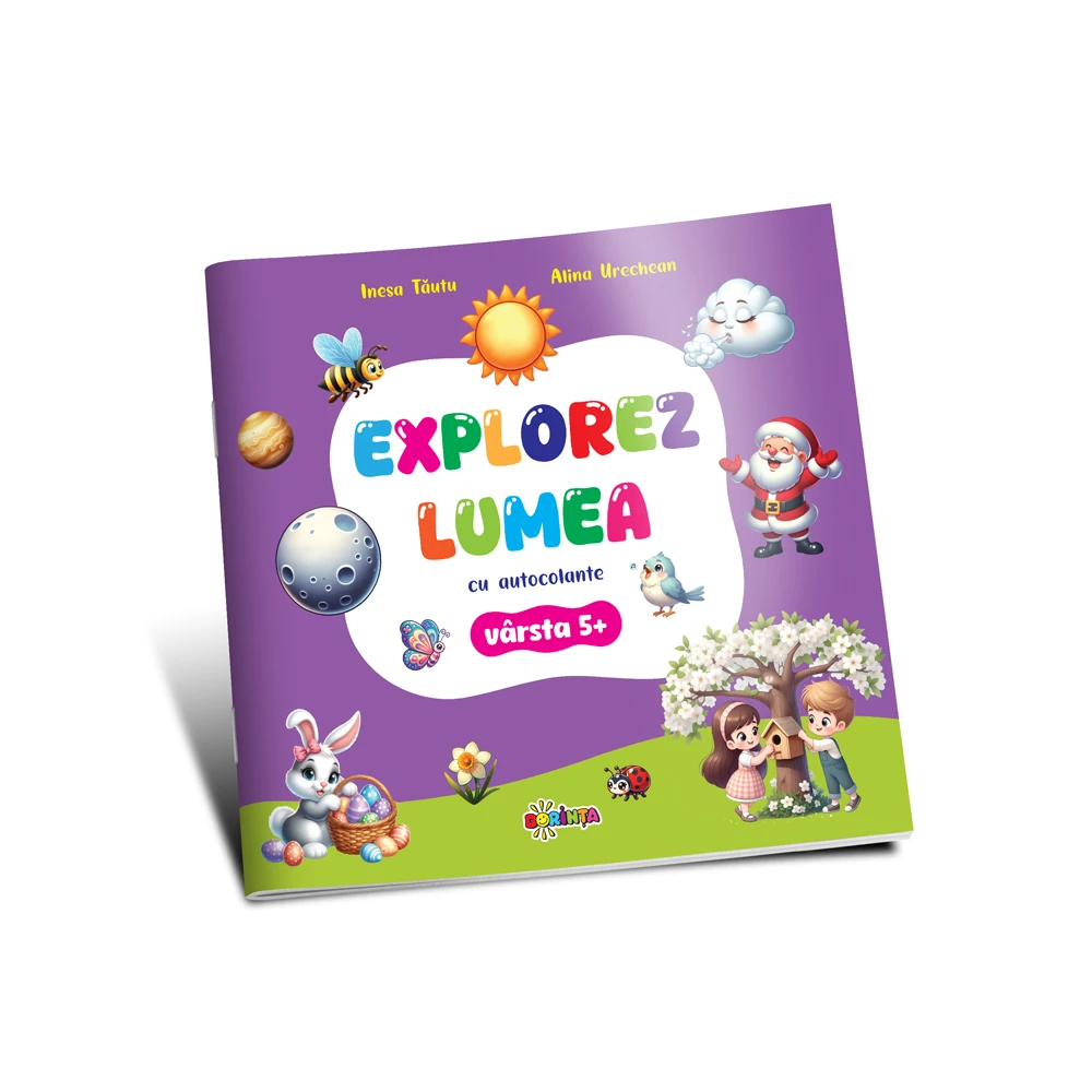 Explorez Lumea cu Autocolante 5+